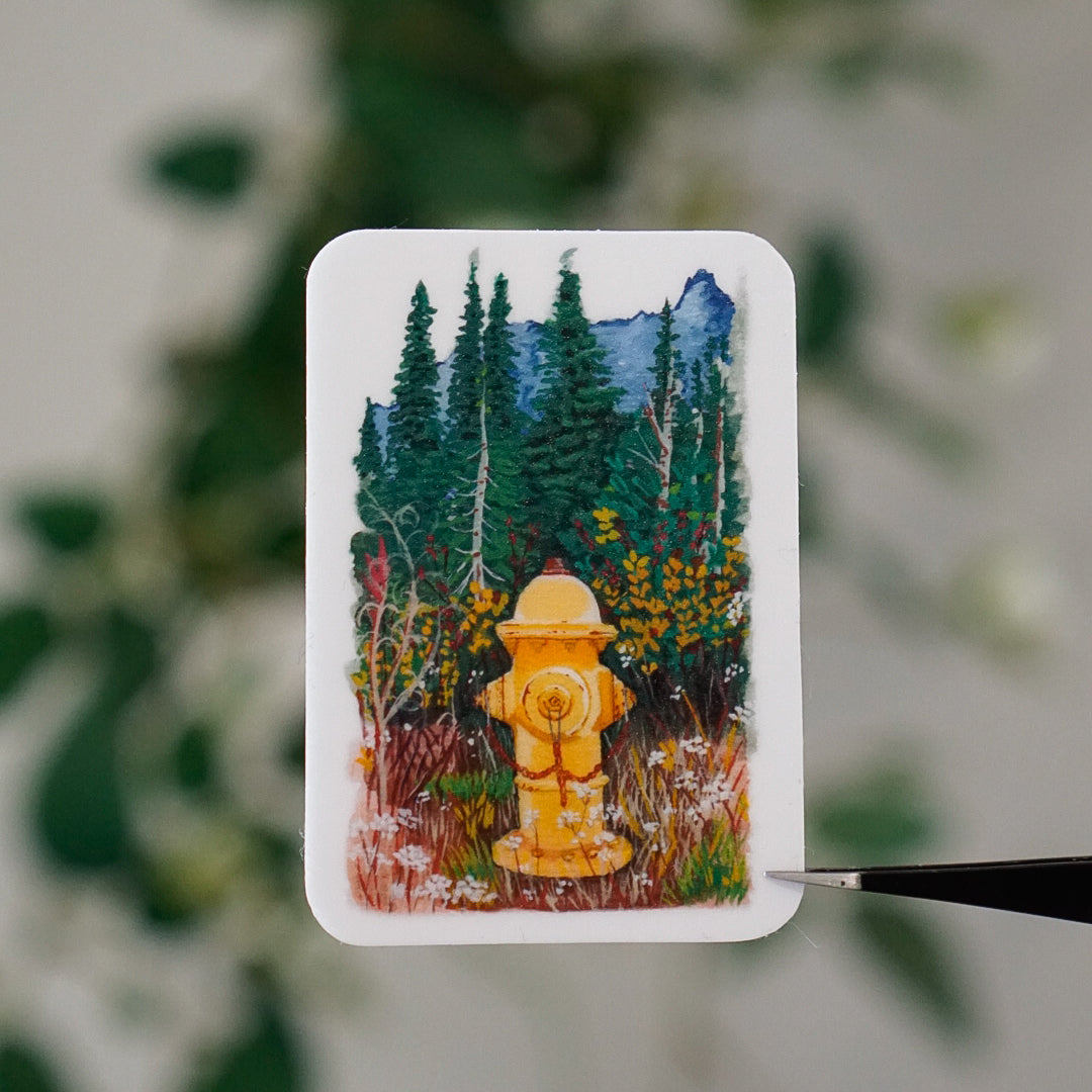 Nature Sticker Mini Card Set | Matte Vinyl Water-Resistant