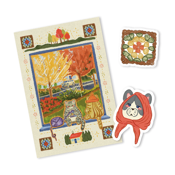 Postcard + Sticker