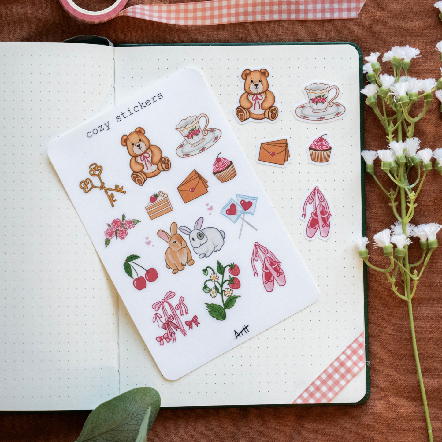 Coquette Vinyl Waterproof Sticker Sheet (Matte)